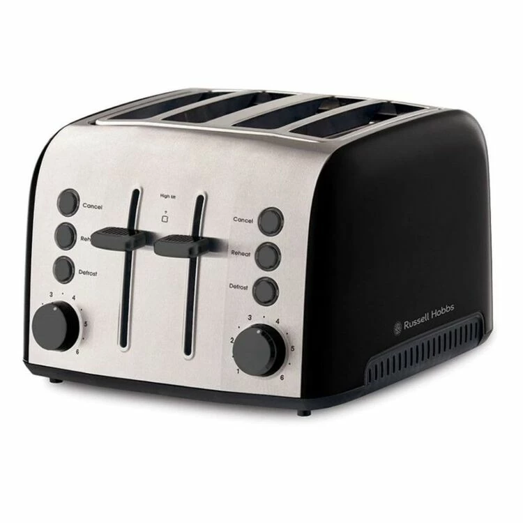 Russell Hobbs Brooklyn 4 Slice Toaster Black 5 Russell Hobbs Brooklyn 4 Slice Toaster Black - Image 3