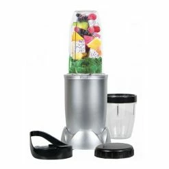 Smith & Nobel 7 Piece Nutrient Blender Silver 1000W