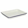 Wiltshire Enamel Bake Tray 800mL / 26.5cm Blue Rim -Dinnerware Sales SP 571620