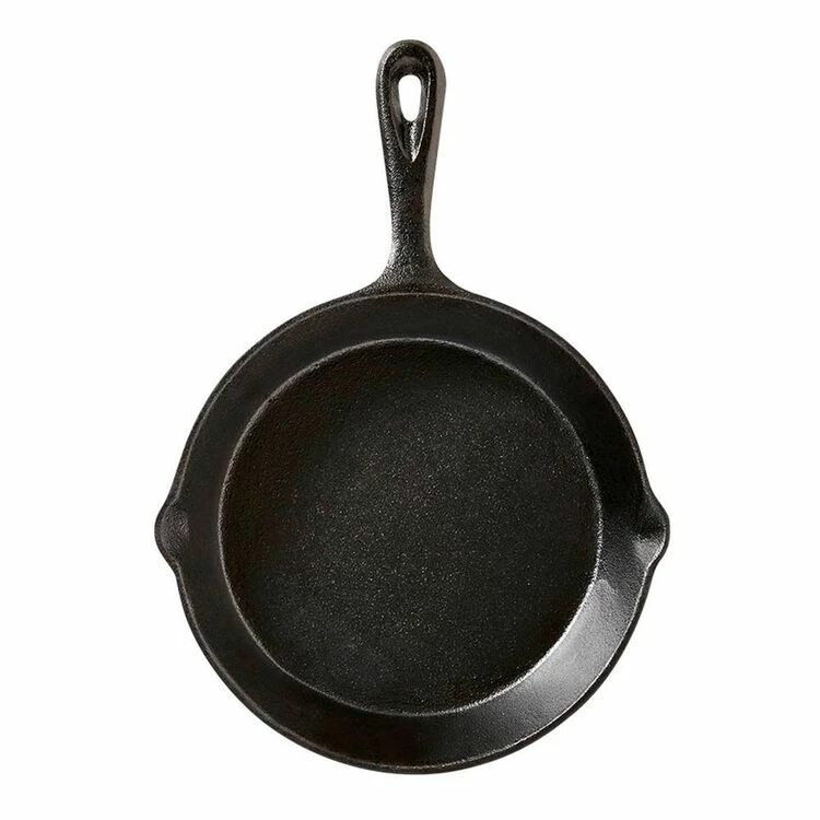 Smith & Nobel Raw Cast Iron Round Skillet 20cm 3 Smith & Nobel Raw Cast Iron Round Skillet 20cm