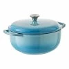 Smith & Nobel Traditions Cast Iron Casserole 6L Blue -Dinnerware Sales SP 594378