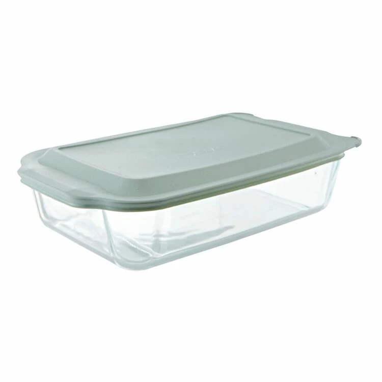 Pyrex 4.7L Rectangle Deep Dish With Lid 3 Pyrex 4.7L Rectangle Deep Dish With Lid