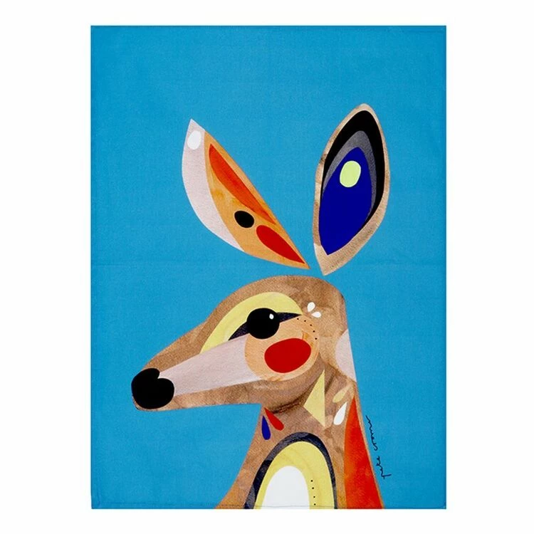 Maxwell & Williams Pete Cromer Tea Towel 50 X 70 Cm Kangaroo 3 Maxwell & Williams Pete Cromer Tea Towel 50 X 70 Cm Kangaroo