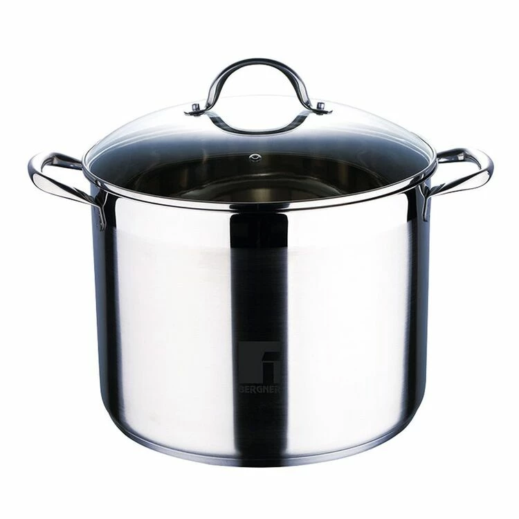 Bergner Gourmet Stainless Steel Induction Stockpot 16L 3 Bergner Gourmet Stainless Steel Induction Stockpot 16L