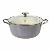 Smith & Nobel Lightweight Cast Iron Casserole 26cm Grey 1 Smith & Nobel Lightweight Cast Iron Casserole 26cm Grey -Dinnerware Sales SP 602002