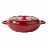 Smith & Nobel Traditions Braiser 4.5L Red 2 Smith & Nobel Traditions Braiser 4.5L Red -Dinnerware Sales SP 602008