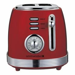 Smith & Nobel Retro 2 Slice Toaster Red