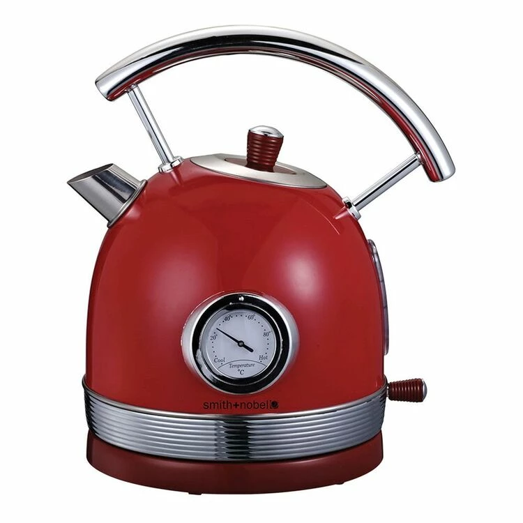 Smith & Nobel Retro Design Kettle Red 3 Smith & Nobel Retro Design Kettle Red