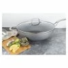 Swiss Diamond Hard Anodised Wok 28cm 2 Swiss Diamond Hard Anodised Wok 28cm -Dinnerware Sales SP 604191