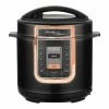 Healthy Choice 6L Pressure Cooker Black With Rose Gold 1 Healthy Choice 6L Pressure Cooker Black With Rose Gold -Dinnerware Sales SP 606656
