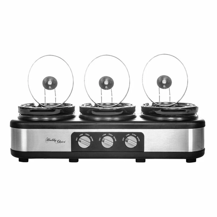 Healthy Choice 3 Pot Slow Cooker 3 Healthy Choice 3 Pot Slow Cooker