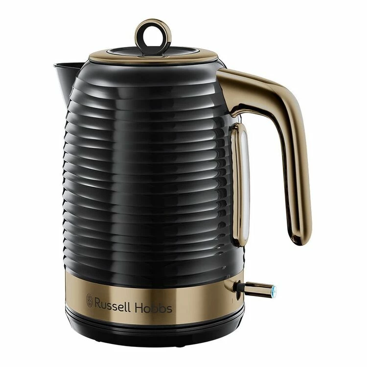 Russell Hobbs Inspire Kettle Black Brass 3 Russell Hobbs Inspire Kettle Black Brass
