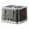 Russell Hobbs Geo Steel Toaster 4 Slice Black -Dinnerware Sales SP 608668