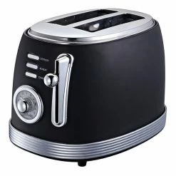 Smith & Nobel 2 Slice Retro Toaster Black