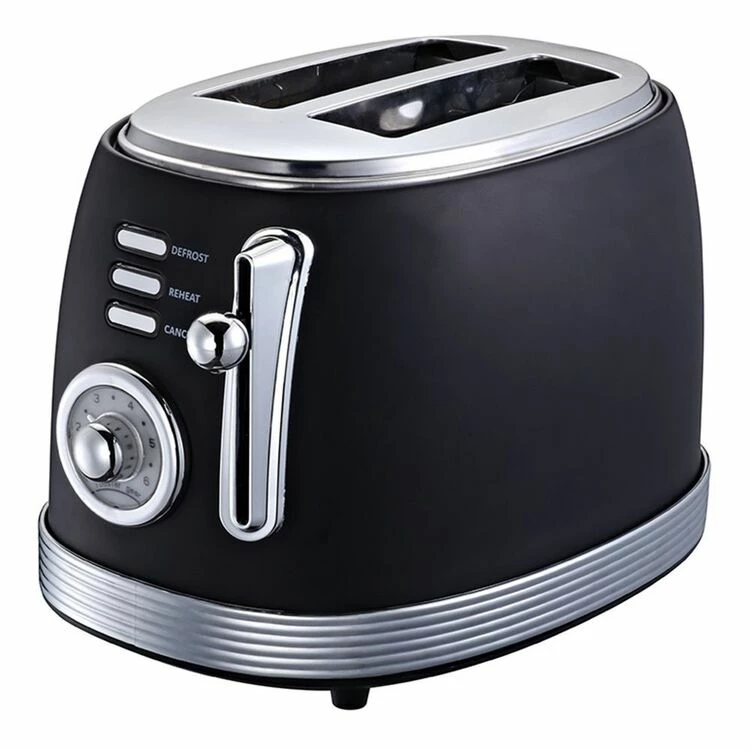 Smith & Nobel 2 Slice Retro Toaster Black 3 Smith & Nobel 2 Slice Retro Toaster Black
