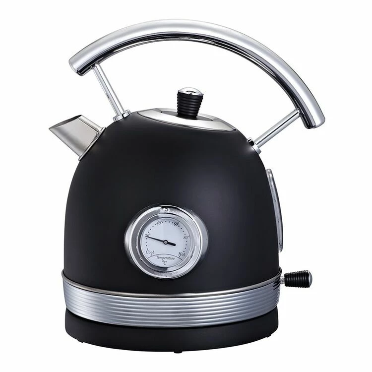 Smith & Nobel Retro Kettle Black 1.8L 3 Smith & Nobel Retro Kettle Black 1.8L
