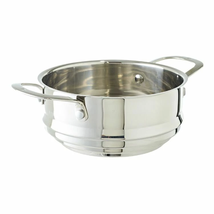 Swiss Diamond Premium Steel Uni Steamer With Lid 16/18/20cm 3 Swiss Diamond Premium Steel Uni Steamer With Lid 16/18/20cm