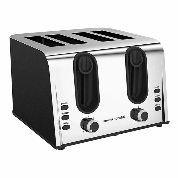 Smith & Nobel Stainless Steel 4 Slice Toaster Matte Black 3 Smith & Nobel Stainless Steel 4 Slice Toaster Matte Black