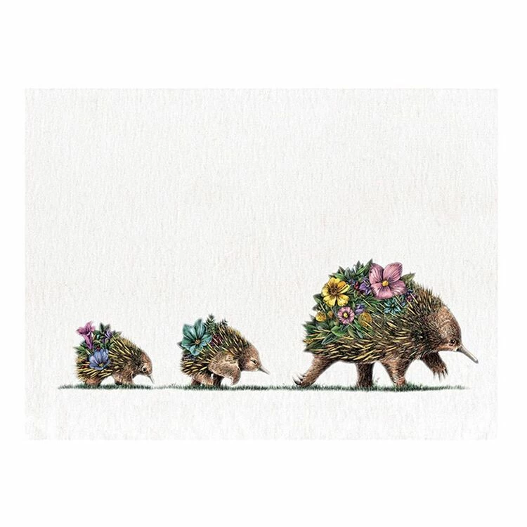 Maxwell & Williams Marini Ferlazzo Australian Families 50 X 70 Cm Tea Towel Echidna 3 Maxwell & Williams Marini Ferlazzo Australian Families 50 X 70 Cm Tea Towel Echidna