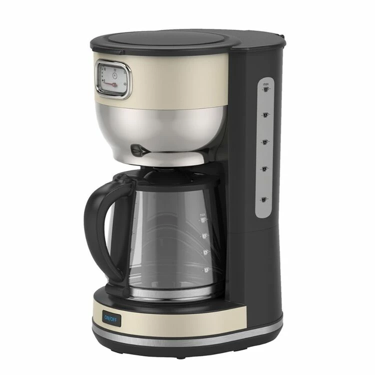 Smith & Nobel 1.4L Retro Design Coffee Maker Cream SNRETROCF 3 Smith & Nobel 1.4L Retro Design Coffee Maker Cream SNRETROCF