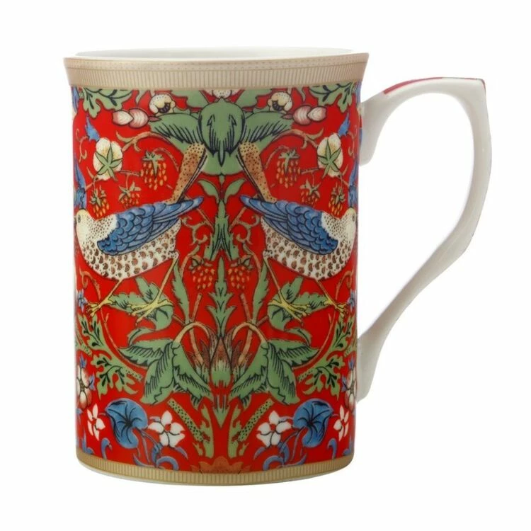 Casa Domani Will Morris Mug 300mL Strawberry Red 3 Casa Domani Will Morris Mug 300mL Strawberry Red