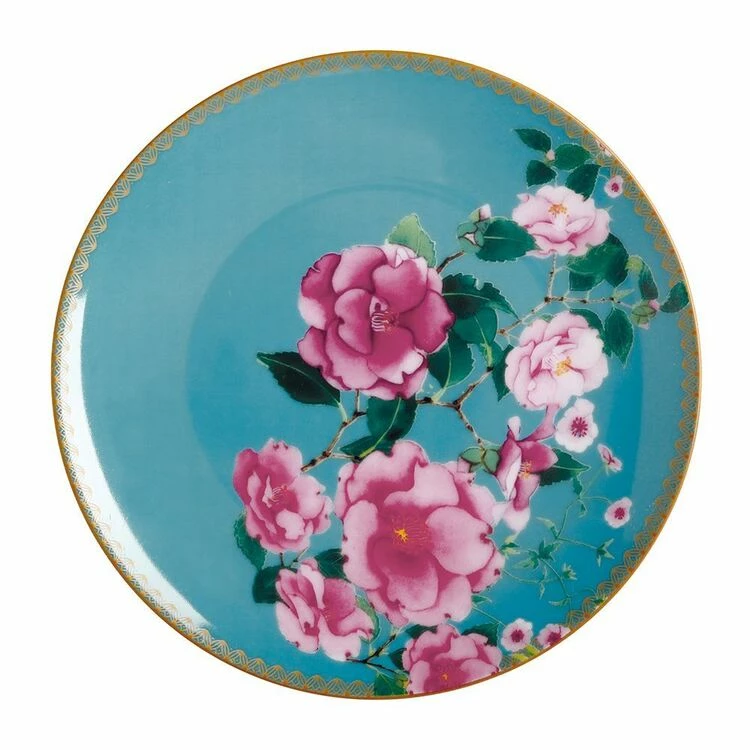 Maxwell & Williams Tead And Cs Silk Road Coupe Plate 19.5cm Aqua 3 Maxwell & Williams Tead And Cs Silk Road Coupe Plate 19.5cm Aqua
