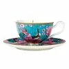 Maxwell & Williams T+C Silk Road Foot Cup + Saucer 200mL Aqua 1 Maxwell & Williams T+C Silk Road Foot Cup + Saucer 200mL Aqua -Dinnerware Sales SP 618194