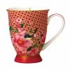 Maxwell & Williams Teas And Cs Silk Road Footed Mug 300mL Red Gift Boxed -Dinnerware Sales SP 618200