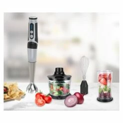 Smith & Nobel Cordless Stick Blender Set Silver And Black SNHBC-S -Dinnerware Sales SP 618794 2