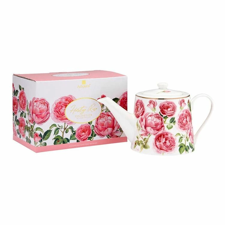 Ashdene Heritage Rose Infuser Teapot 900mL 3 Ashdene Heritage Rose Infuser Teapot 900mL