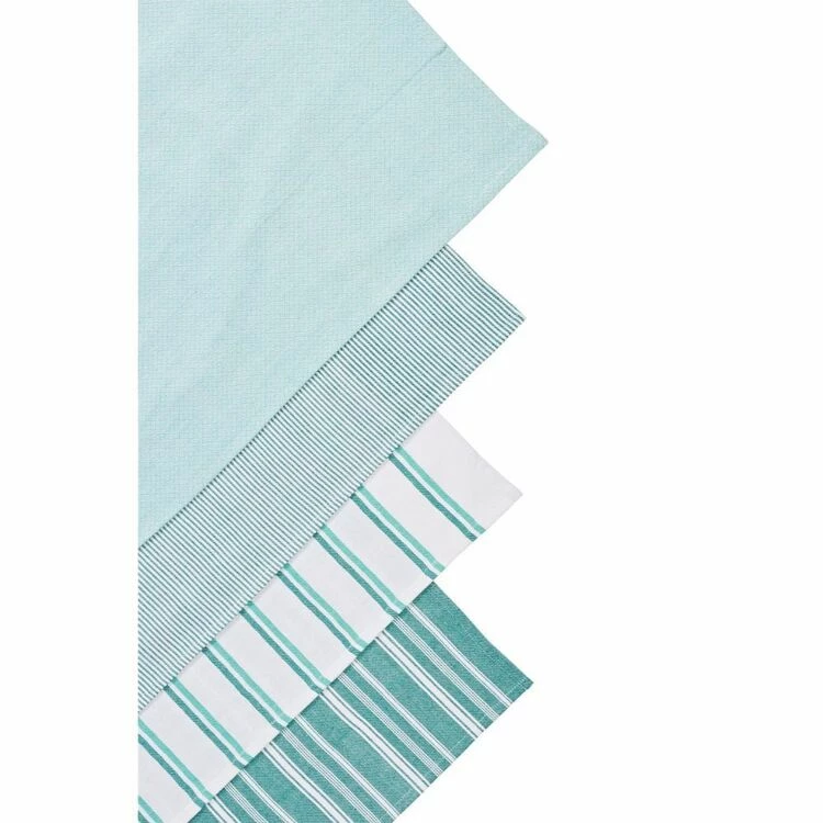 Smith & Nobel Provence 4 Pack Tea Towel Green 45x70cm 3 Smith & Nobel Provence 4 Pack Tea Towel Green 45x70cm