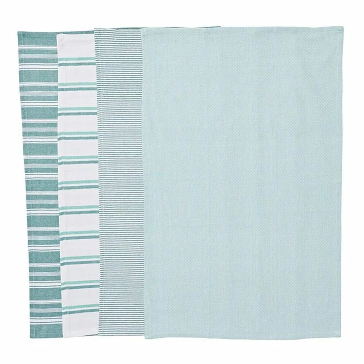 Smith & Nobel Provence 4 Pack Tea Towel Green 45x70cm 4 Smith & Nobel Provence 4 Pack Tea Towel Green 45x70cm - Image 2