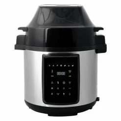 Healthy Choice 6L Air Fryer & Pressure Cooker Stainless Steel