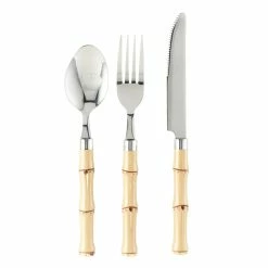Chyka Home Monkeys Garden Bamboo Cutlery Set