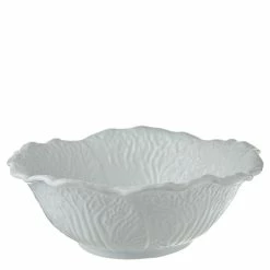 Chyka Home Garden Patch Serving Bowl 30cm White