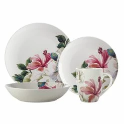 Casa Domani Magnolia Dinner 16-Piece Set Gift Boxed -Dinnerware Sales SP 624956