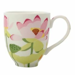 Maxwell & Williams Royal Botanic Gardens Lotus Mug 350mL White Gift Boxed