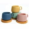 Coffee Culture Matte Colour 90mL Espresso Cups With Coasters 1 Coffee Culture Matte Colour 90mL Espresso Cups With Coasters -Dinnerware Sales SP 626831