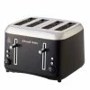 Russell Hobbs Addison Black 4 Slice Toaster -Dinnerware Sales SP 627151
