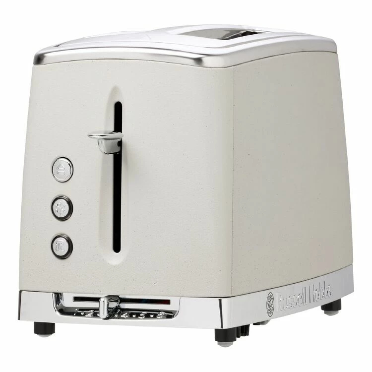 Russell Hobbs 2 Slice Stone Textured Toaster RHT62STN 3 Russell Hobbs 2 Slice Stone Textured Toaster RHT62STN