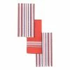 Smith & Nobel Normandy 3 Pack Tea Towel 70x45cm Red -Dinnerware Sales SP 632010