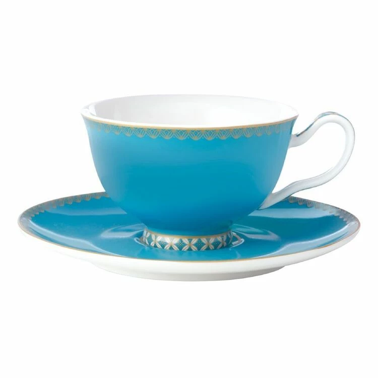Maxwell & Williams Teas & C's Classic Footed Cup & Saucer 200mL Aqua Gift Boxed 3 Maxwell & Williams Teas & C's Classic Footed Cup & Saucer 200mL Aqua Gift Boxed