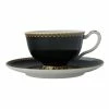 Maxwell & Williams Teas & C's Classic Footed Cup & Saucer 200mL Black Gift Boxed 2 Maxwell & Williams Teas & C's Classic Footed Cup & Saucer 200mL Black Gift Boxed -Dinnerware Sales SP 632622