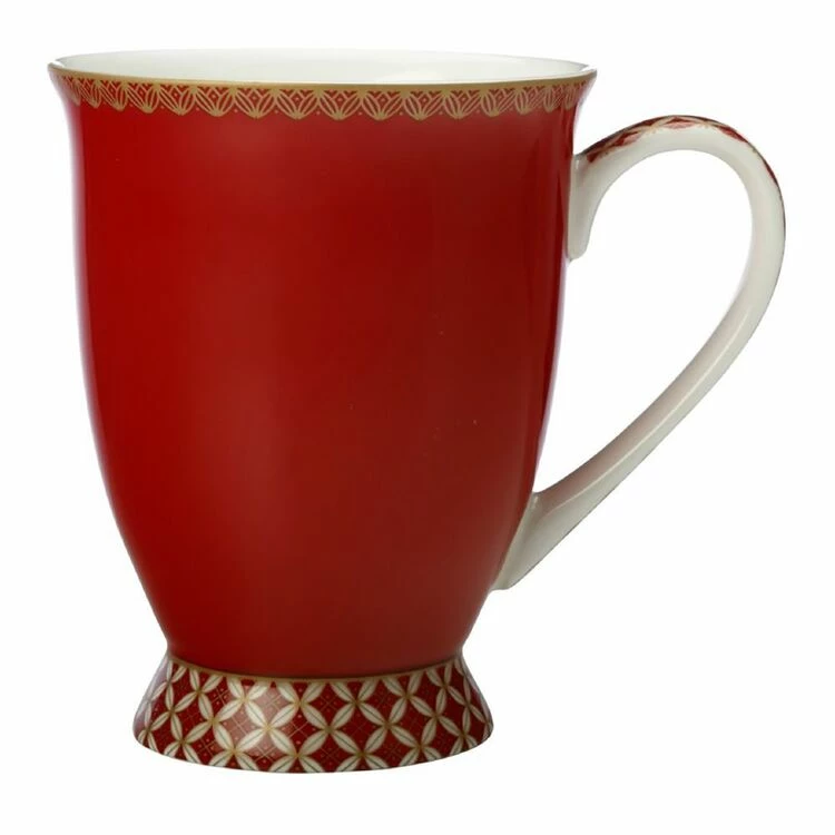 Maxwell & Williams Teas & C's Classic Footed Mug 300mL Cherry Red Gift Boxed 3 Maxwell & Williams Teas & C's Classic Footed Mug 300mL Cherry Red Gift Boxed