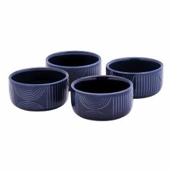 Maxwell & Williams Arc Ramekins Set Of 4 Indigo Blue Gift Boxed Medium