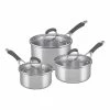 Raco Reliance Stainless Steel 3 Piece Saucepan Set 1 Raco Reliance Stainless Steel 3 Piece Saucepan Set -Dinnerware Sales SP 633238