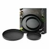Tempa Aurora Matte Black Serving Tray 2 Pack 1 Tempa Aurora Matte Black Serving Tray 2 Pack -Dinnerware Sales SP 634405