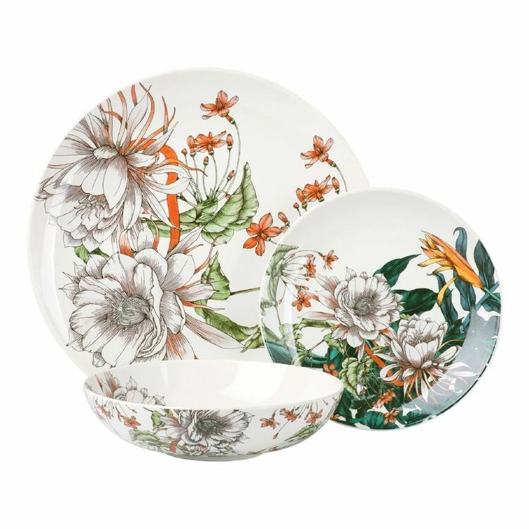 Maxwell & Williams The Blck Pen Night Garden Flower Dinner Set 12 Piece 3 Maxwell & Williams The Blck Pen Night Garden Flower Dinner Set 12 Piece